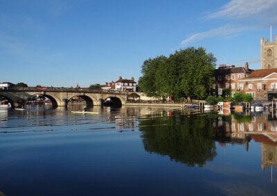 View of Henley across the river