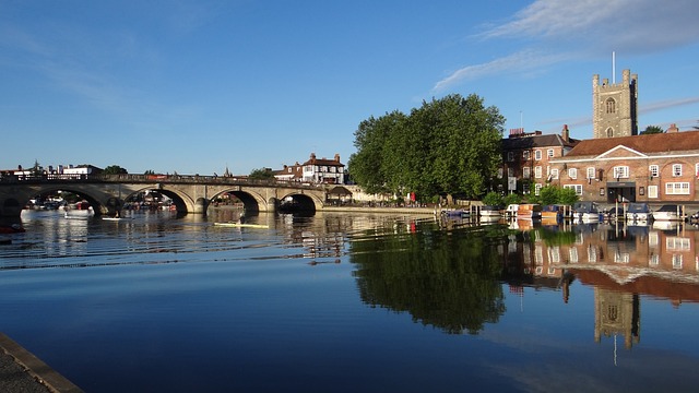 View of Henley across the river
