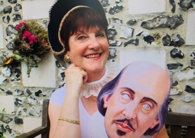 Debbie and Shakespear Mask